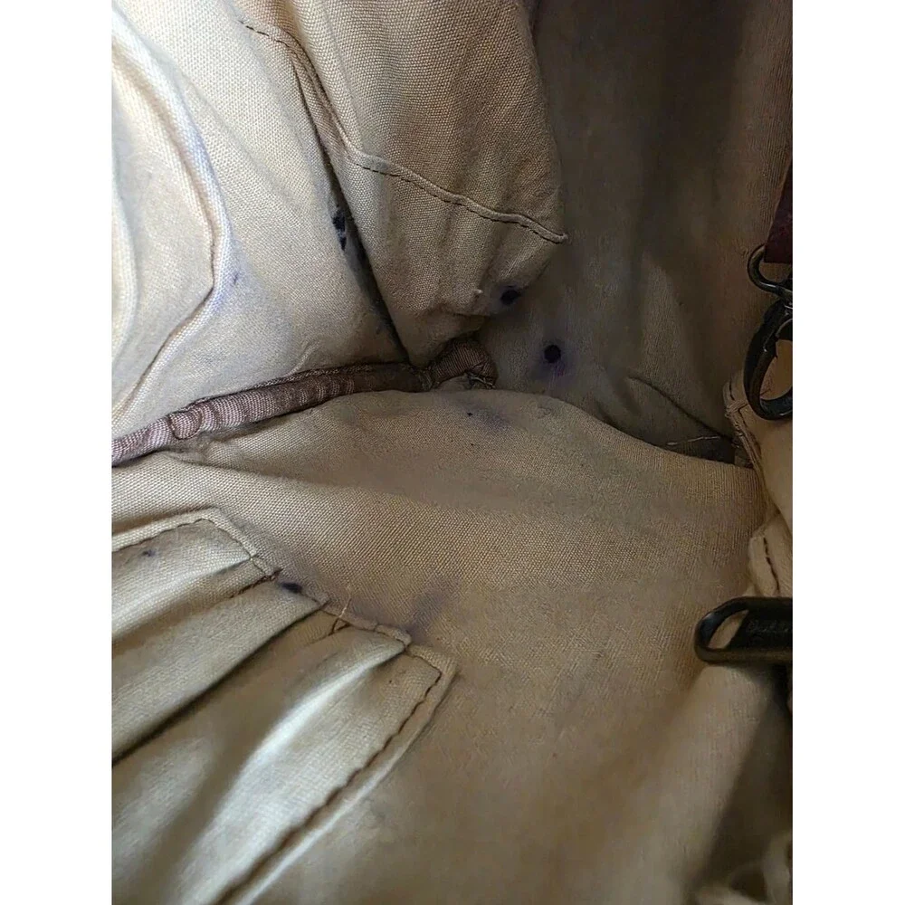 Duluth Heavy Duty Canvas Rugged Backpack Canvas/Leather Daypack Worn